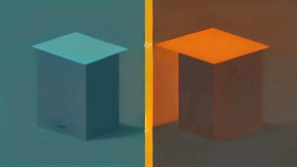 Isometric illustration comparing three server hosting providers side by side