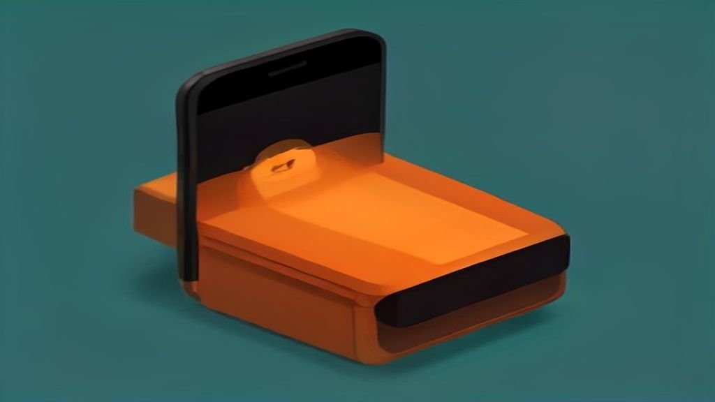 Phone camera scanning a face outline for identity verification