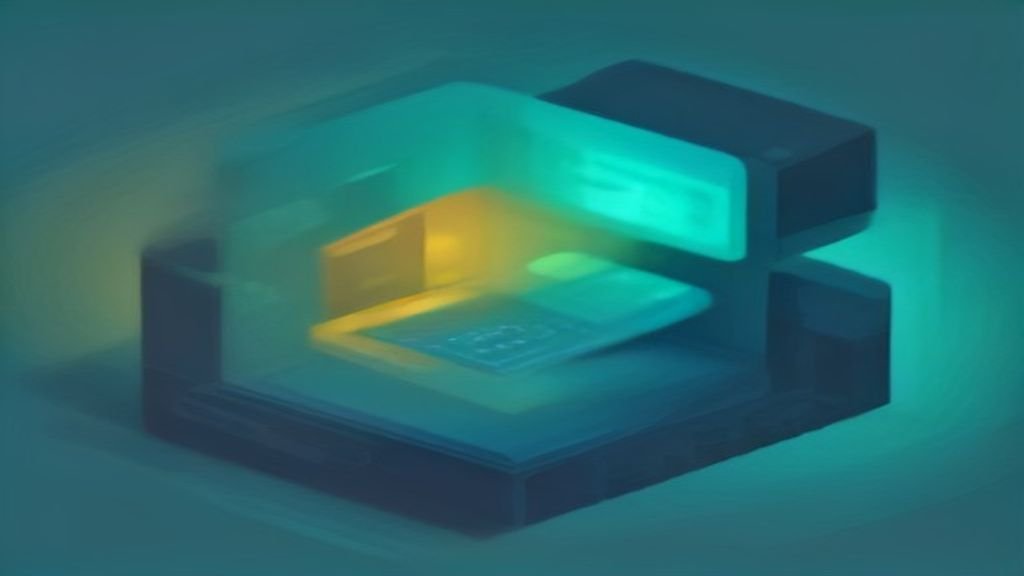 Code editor window with glowing AI suggestion lines